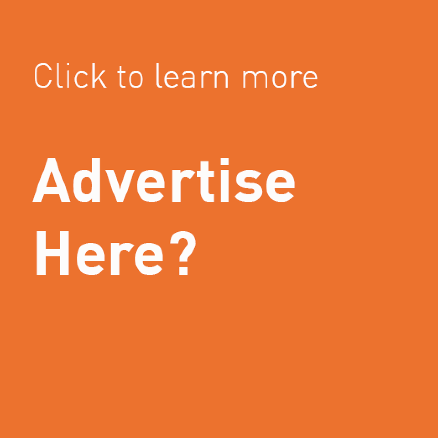 Advertise Here 480 x 480